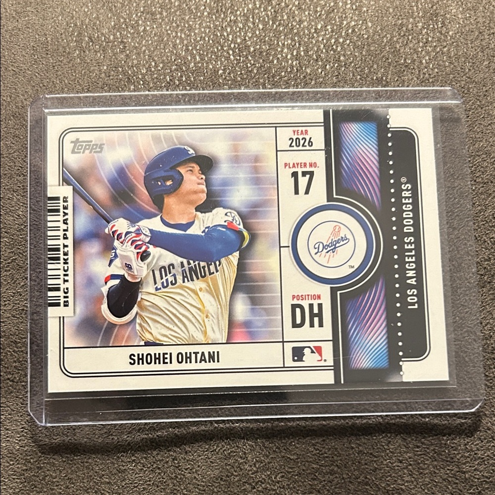 Shohei Ohtani 2026 Topps Series 1 BIG TICKET PLAYER card# BTP-3